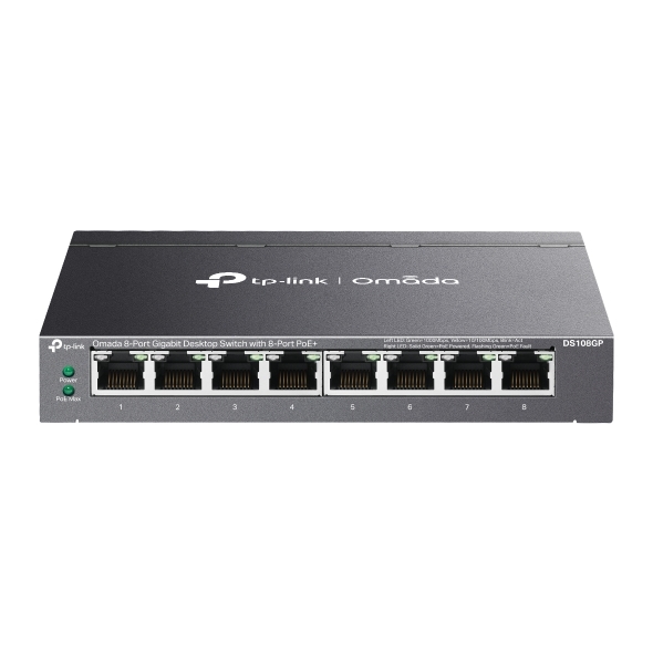 8-Port Gigabit Desktop Switch With 8-Port PoE+
