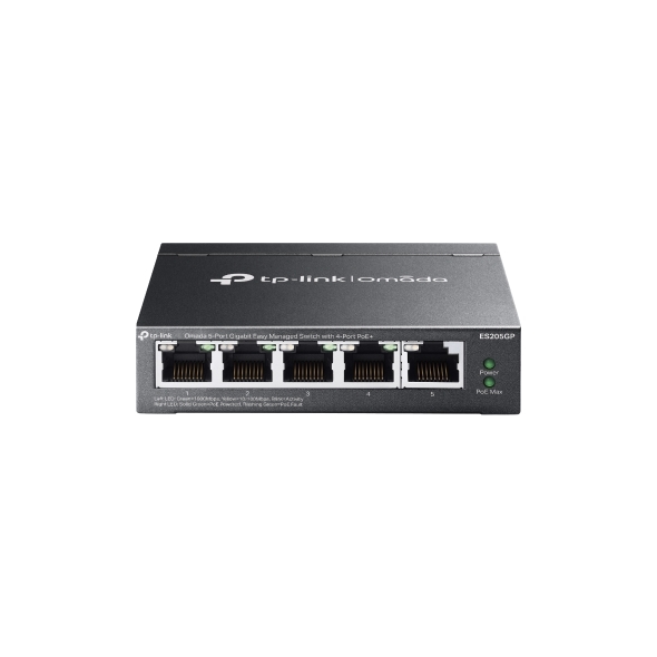 5-Port Gigabit Easy Managed Switch With 4-Port PoE+